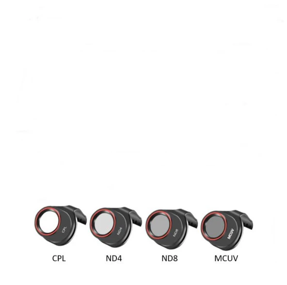 Dji Xiao Spark Gimbal Kamera Optik Lens İçin MCUV / CPL / ND4 / ND8 4 lü Filtre Set