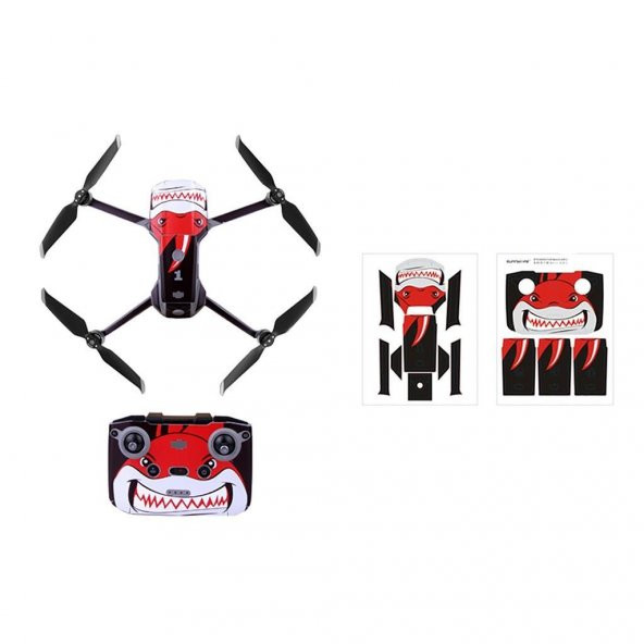 DJI Mavic Air 2 PVC Etiket Koruyucu Film Gövde Kol Kumanda Pil ürün görseli