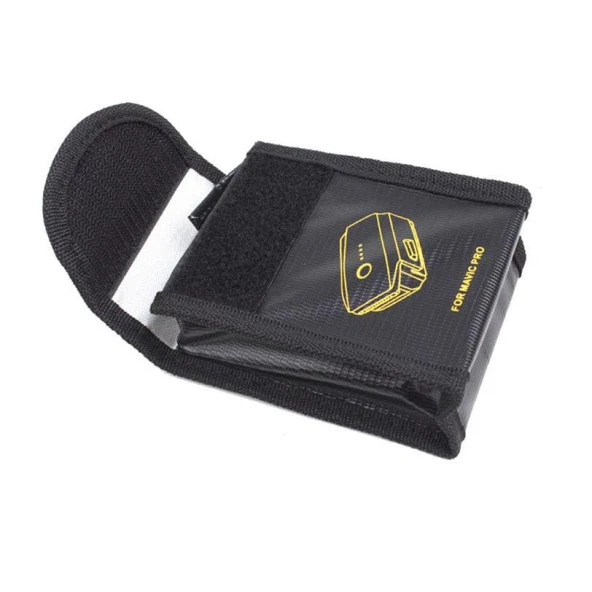 DJI Mavic Pro Batarya Güvenlik Çantası Yangın Geçirmez - Resim 7