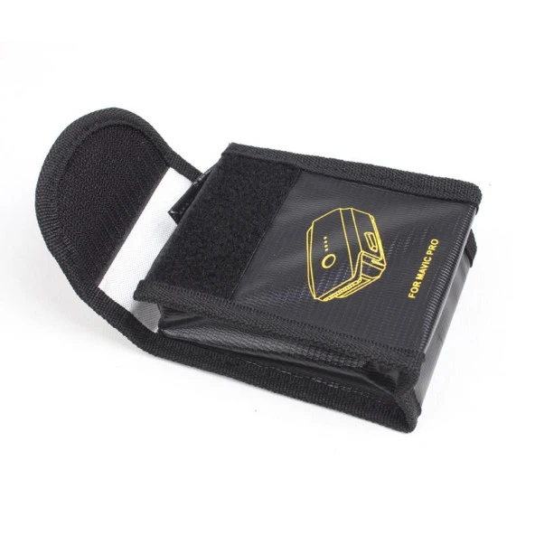 DJI Mavic Pro Batarya Güvenlik Çantası Yangın Geçirmez - Resim 9