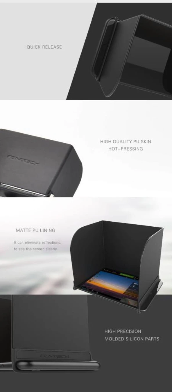 DJI Mavic Pro Monitör Güneş Gölgelik PGYTECH L168 - Resim 3