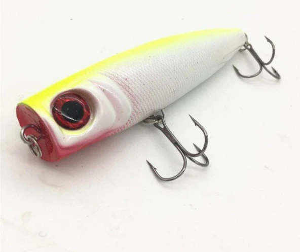 PROFISHER Fosforlu Yüzey Sert Yapay Yem 34 gr 12 cm White-Florecent ürün görseli 1