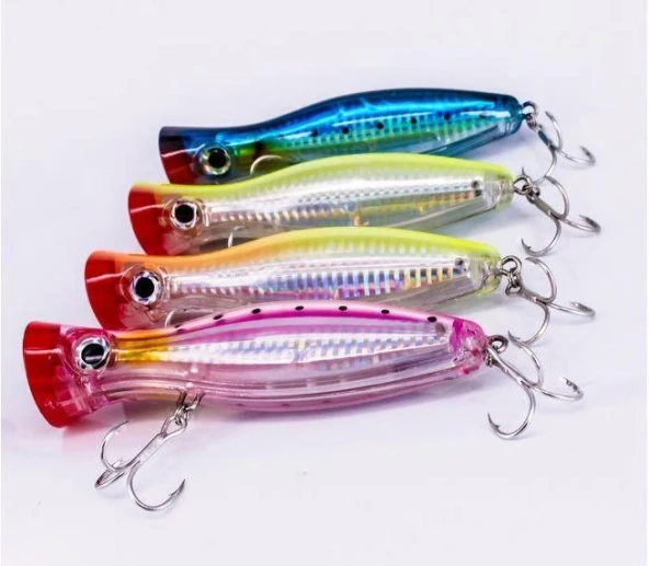 PROFISHER Lüfer Ton Akya Sert Popper Yapay Yem 40 gr 12,5 cm Yüzey - 1
