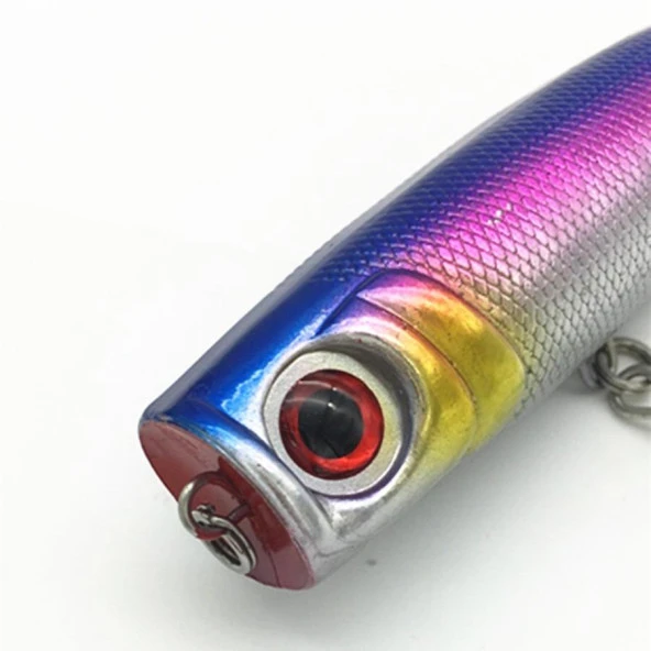 PROFISHER Fosforlu Yüzey Sert Yapay Yem 34 gr 12 cm White-Florecent - Resim 5