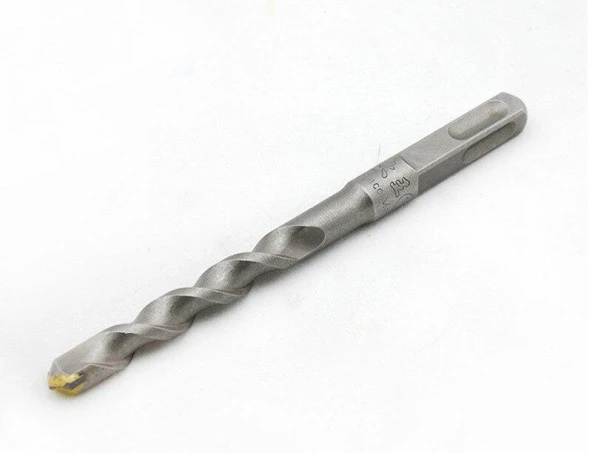 Kare DSS+ Sap Çift Flüt S2 Darbeli Beton Delme Matkap Uç 14x150mm