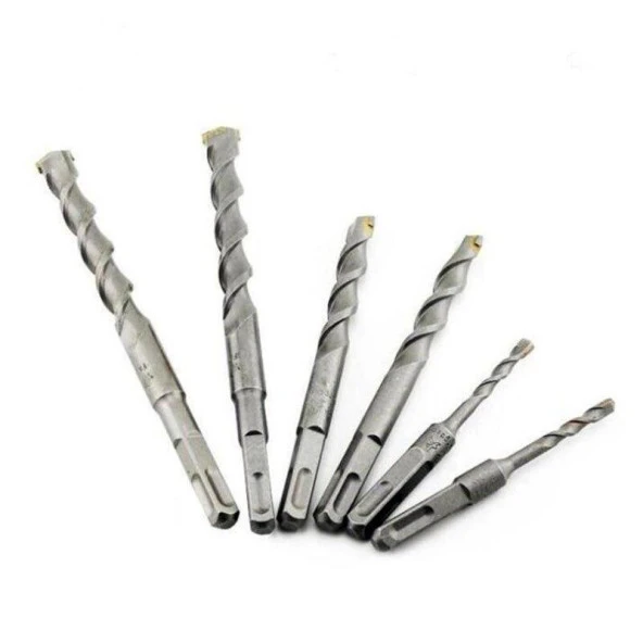 Kare DSS+ Sap Çift Flüt S2 Darbeli Beton Delme Matkap Uç 10x150mm - 4