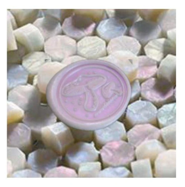 Mühür Mumu 50 Davetiye İçin 150 Boncuk Model 101 Sedef Kırmızı - Resim 6