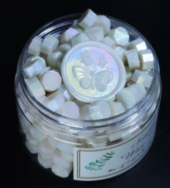 Mühür Mumu 50 Davetiye İçin 150 Boncuk Model 103 Sedef İnci - Resim 7