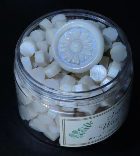 Mühür Mumu 50 Davetiye İçin 150 Boncuk Model 105 Sedef Mavi - Resim 7