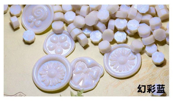 Mühür Mumu 100 Davetiye İçin 300 Boncuk Model 102 Sedef Pembe - Resim 7