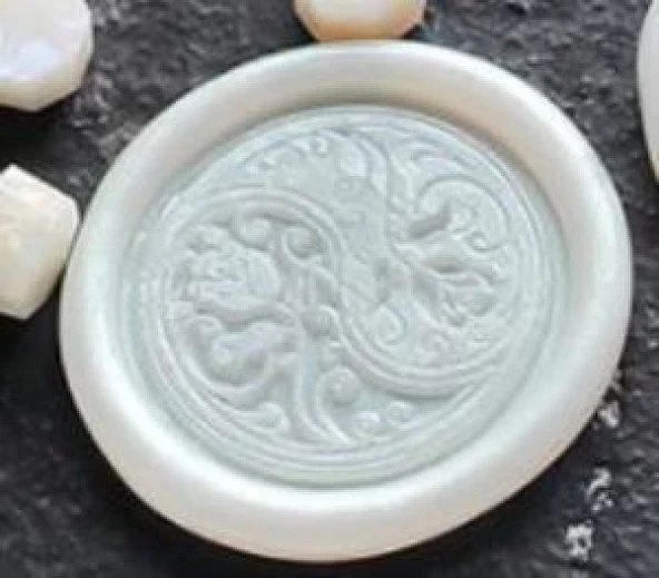 Mühür Mumu 50 Davetiye İçin 150 Boncuk Model 106 Sedef Yeşil - 6