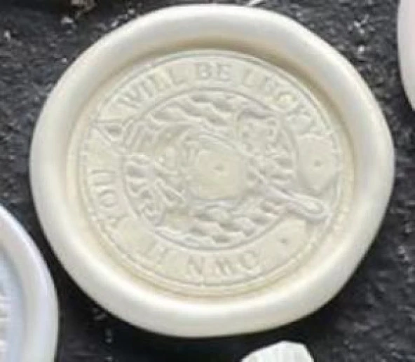 Mühür Mumu 100 Davetiye İçin 300 Boncuk Model 104 Sedef Sarı - Resim 6