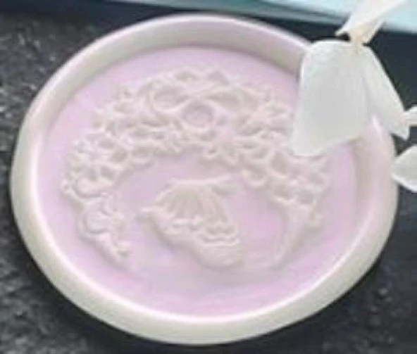 Mühür Mumu 100 Davetiye İçin 300 Boncuk Model 101 Sedef Kırmızı - Resim 5