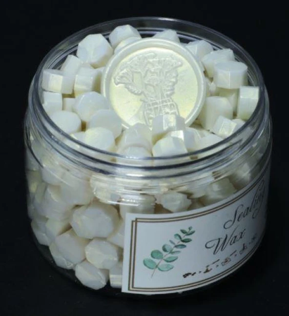 Mühür Mumu 50 Davetiye İçin 150 Boncuk Model 104 Sedef Sarı - Resim 7