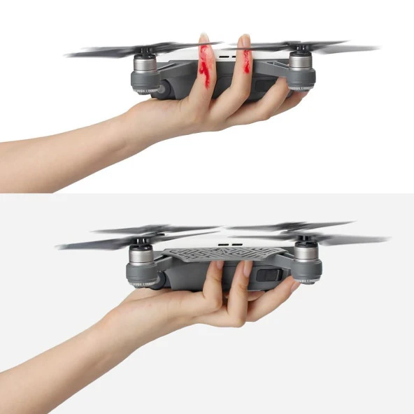 DJI SPARK 2 parça El ve Parmak Pervane Koruyucu Aparat - Resim 2