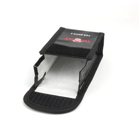 DJI Mavic 2 Pro/Zoom Yanmaz Lipo Pil Güvenli Taşıma Çanta Tek Pil İçin - 3