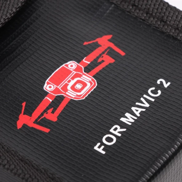 DJI Mavic 2 Pro/Zoom Yanmaz Lipo Pil Güvenli Taşıma Çanta Tek Pil İçin - 5