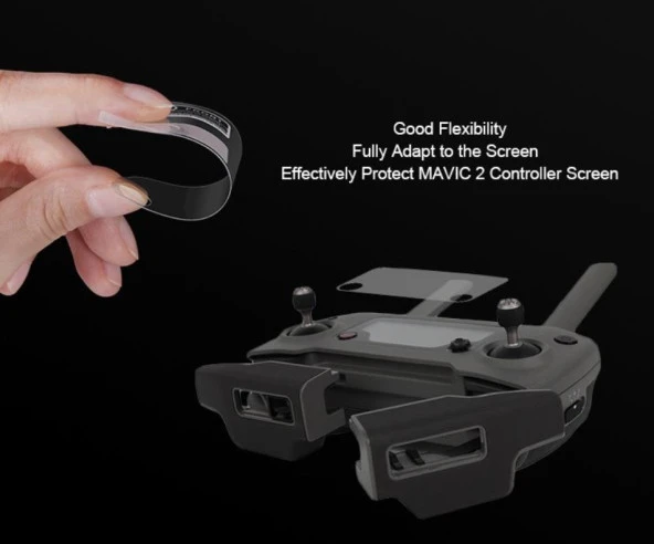 DJI Mavic 2 Pro/Zoom Uzaktan Kumanda Ekran Koruyucu Esnek Film - 4