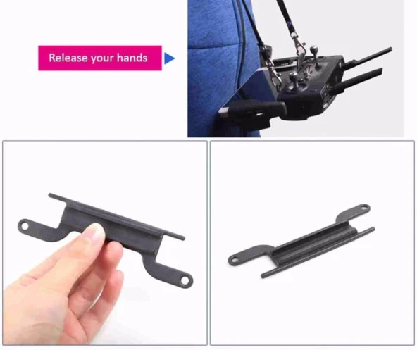 DJI Mavic Pro Çift-kanca Dirsek Toka Askı İpi Kumanda Telefon Tutucu - Resim 3