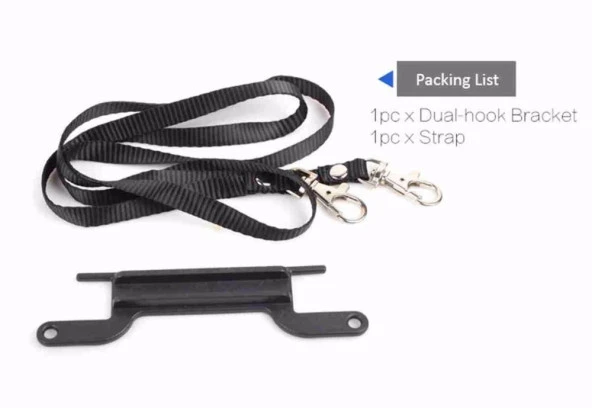 DJI Mavic Pro Çift-kanca Dirsek Toka Askı İpi Kumanda Telefon Tutucu - Resim 8