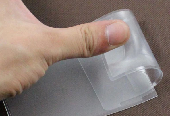 3X İnce Kart Büyüteç PVC Plastik Şeffaf - 4