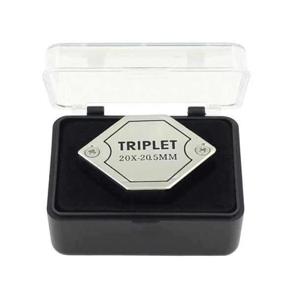 20X Katlanır Büyüteç 20.5mm Optik Cam Lens Metal Kasa - 4