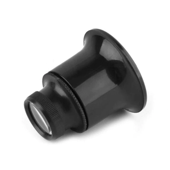 Göz Büyüteç 20X 30mm Çift Akrilik Lens Termoplastik Saatçi Takı - 5