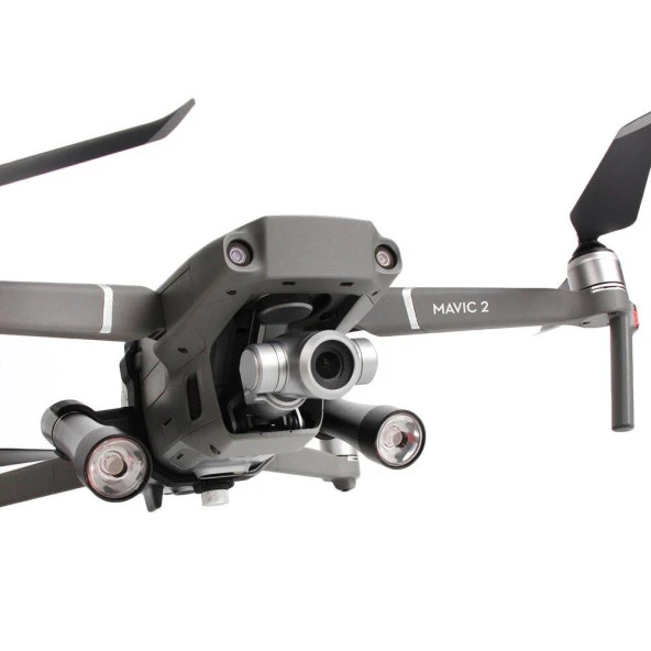 DJI Mavic 2 Zoom Gece Uçuş LED Fener Kiti Açı Ayarlanabilir - Resim 5