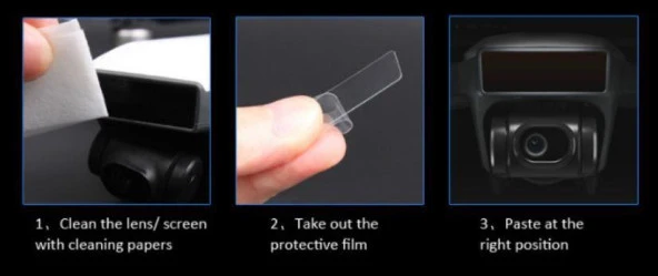 DJI SPARK 2 Adet Kamera Lens Koruyucu Film Drone Vücut Ekran Filmi - 7