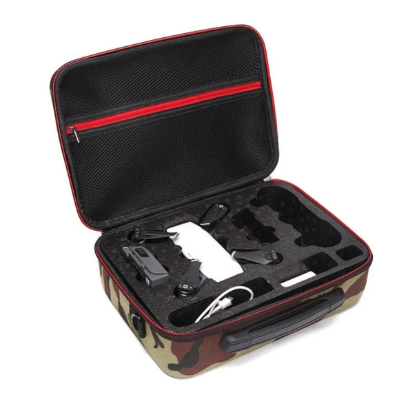 DJI Spark Kamuflaj EVA El ve Omuz Taşıma ve Saklama Çantası - Resim 2