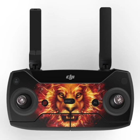 DJI Spark Su Geçirmez Koruyucu Dekoratif Çıkartma Ultra Aslan - 5
