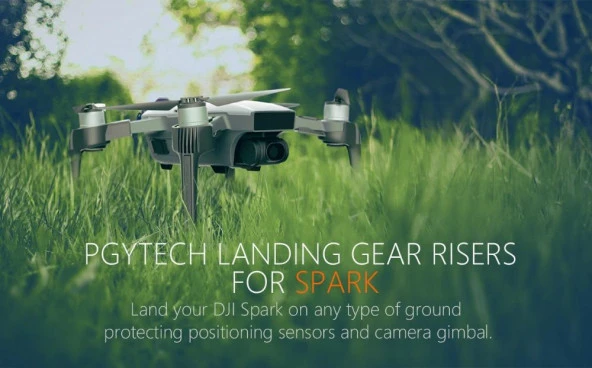 DJI Spark Destek Koruyucu Uzatma İniş Takımı Yükseltilmiş Ayak PGYTECH - Resim 2