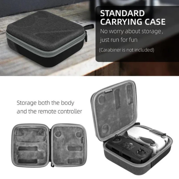 DJI Mavic Mini İçin Büyük Kapasiteli Taşıma ve Muhafaza Çantası - Resim 2