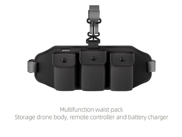DJI Mavic Mini İçin Bel Paketli Taşıyıcı Çanta Omuz Kayışı Destek - 4