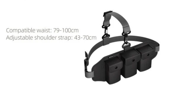 DJI Mavic Mini İçin Bel Paketli Taşıyıcı Çanta Omuz Kayışı Destek - 6