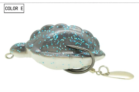 PROFISHER Yapay Kaplumbağa  Kanca İğneli Kaşıklı Yem 5.5 cm 13 gr E ürün görseli 1