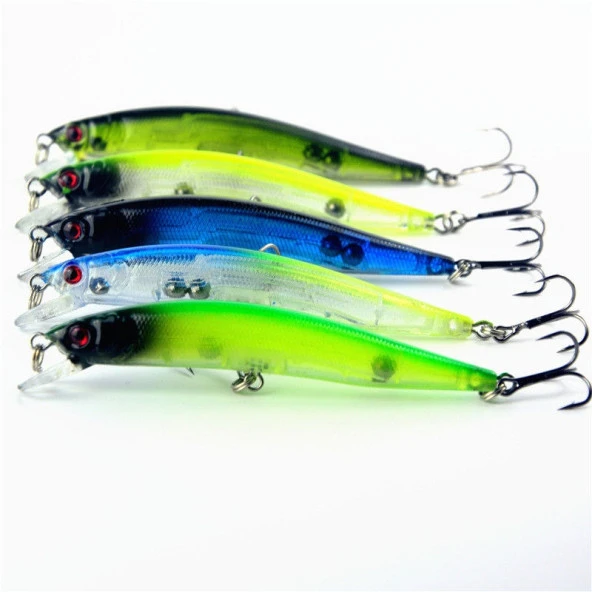 9 cm 7,5 gr ÇİFT KARBON ÇELİK KANCALI YEM - Resim 2