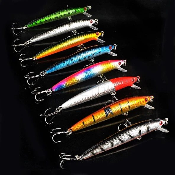 10cm 8.5gr ÇİFT KARBON ÇELİK KANCALI YEM - Resim 2