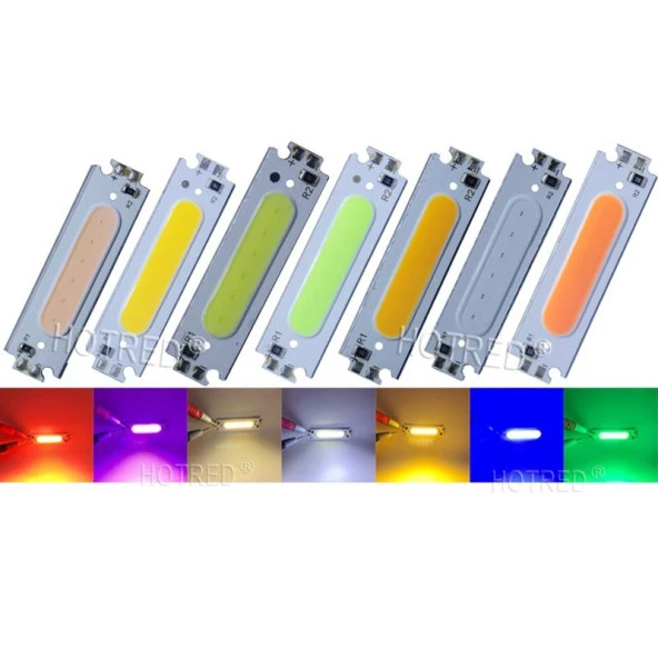 COB LED Çip Turuncu 12V 2W 6015 PCB Bord DIY Işık Kaynağı - 7