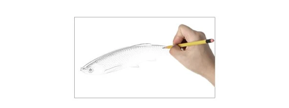 PROFISHER Mavi Alabalık Kürek Kuyruk Silikon Yapay Yem 12 cm 14.5g - Resim 4