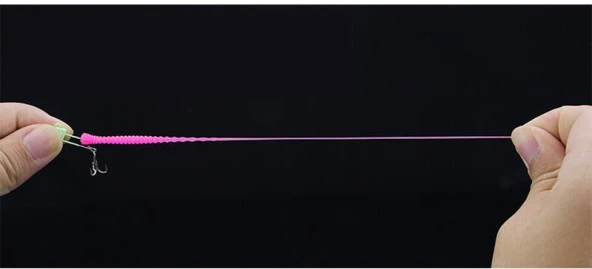 PROFISHER 2 Adet Kurşun Fosforlu Kafa İğneli Silikon Yem 5.5 cm 2.2g - 5
