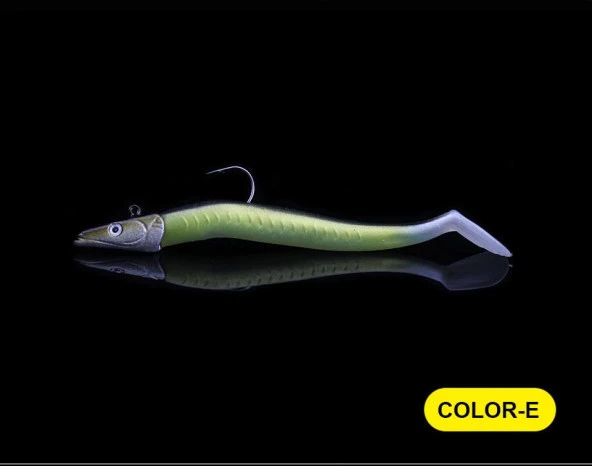 PROFISHER 5 Renk Silikon Yapay Metal Kafalı Yem 11 cm 10 gr - Resim 6