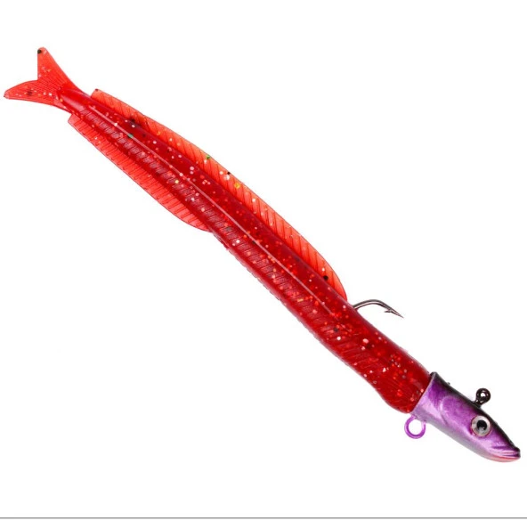 PROFISHER 5 Renk Silikon Yapay Metal Kafalı Yem 12,5 cm 13,9 gr - Resim 8