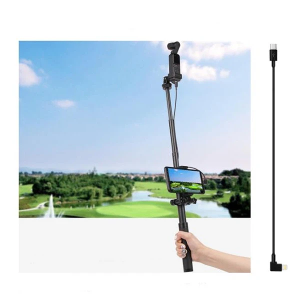 Dji Osmo Pocket IOS Veri Bağlantı Kablosu Telefon ve Tabletler İçin 1 mt ürün görseli