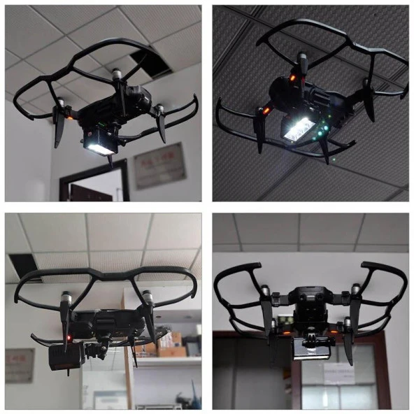 Dji Mavic Air Çok Fonksiyonlu Açı Ayarlı Mafsal Kit Işık ve Kamera Taşıma Adaptörü - 9
