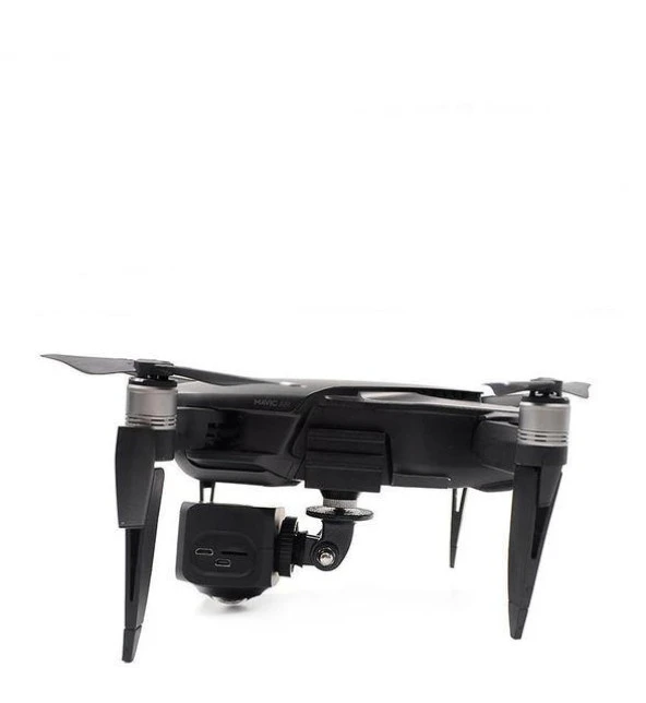 Dji Mavic Air Çok Fonksiyonlu Açı Ayarlı Mafsal Kit Işık ve Kamera Taşıma Adaptörü - 10