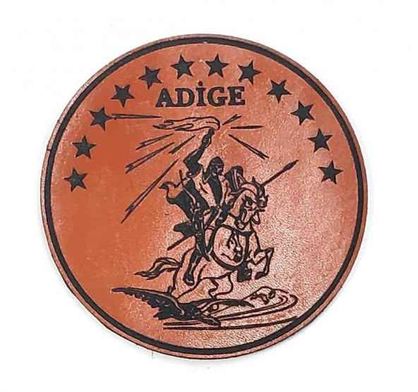 ADİGE - ÇERKES  Deri PEÇ- Arma - Patch ürün görseli