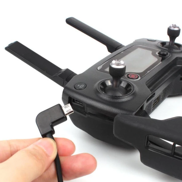 DJI Mavic 2 Zoom Kumanda Uzatma Kablosu Mikro Telefon Tablet - Resim 4