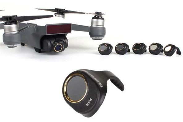 DJI Spark Gimbal Kamera HD ND4 Filtre Optik Lens