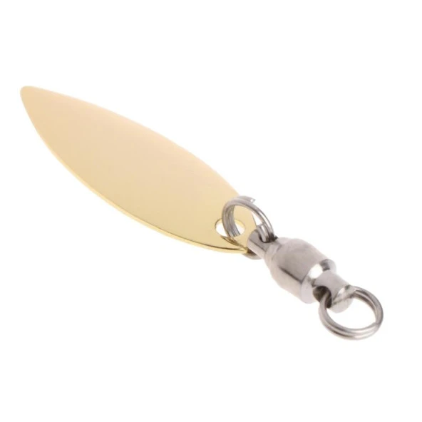 PROFISHER 5 Adet Gold Fırdöndülü Metal Kaşık 1,1 gr 3,7 cm - Resim 4